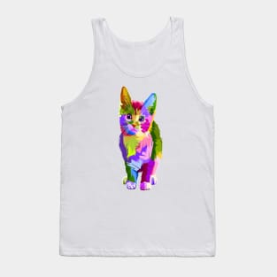 Cat Art Tank Top